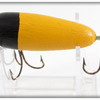 George W Gayle Yellow & Black Diving Plug