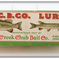 Creek Chub Red Wing Tiny Tim Empty End Label Box 6424