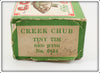 Creek Chub Red Wing Tiny Tim Empty End Label Box 6424