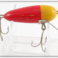 Vintage George W Gayle Red & Yellow Diving Plug Lure