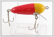 Vintage George W Gayle Red & Yellow Diving Plug Lure