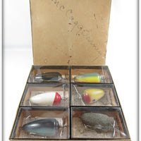 Vintage McCagg Dealer Box Of Barney Lures In Boxes