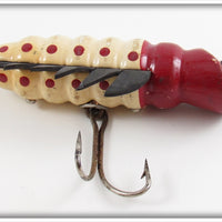 Vintage Strike Master Red & White Hellgrammite Lure