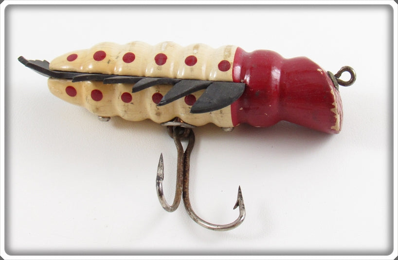 Vintage Strike Master Red & White Hellgrammite Lure