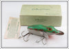Vintage LeBoeuf Mfg Co Frog Spot LeBoeuf Creeper Lure In Box