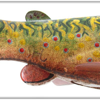 Gorgeous Unknown Trout Finish Decoy