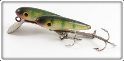 Vintage Staley Johnson Perch Twin Minn Lure