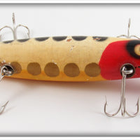 Vintage Jack Lloyd Spotted Four Hook Water Witch Lure