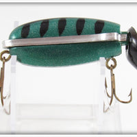 Bailer Baits Green & Black Fish All In Box With Color Bands