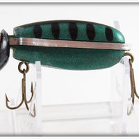 Bailer Baits Green & Black Fish All In Box With Color Bands