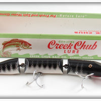 Creek Chub Black Scale Triple Jointed Pikie Lure In Box 2833