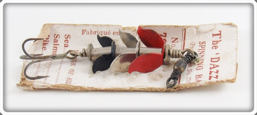 Vintage Allcock The Dazzle Spinning Bait Lure On Card