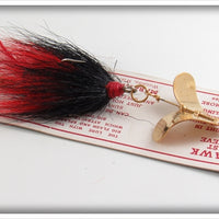 Marathon Bait Co Black & Red Fish Hawk In Box