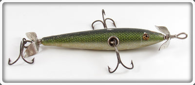 South Bend Scale Finish Green Blend Panetella Lure 913 SF