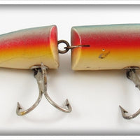 Vintage Creek Chub Rainbow Jointed Husky Pikie Lure 3008