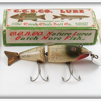 Vintage Creek Chub Silver Flash Wigglefish Lure In Box 2418 