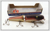 Paw Paw Purple Gold Scale Groove Head Jointed Pikie With Box Bottom 2040