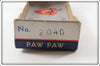 Paw Paw Purple Gold Scale Groove Head Jointed Pikie With Box Bottom 2040