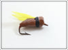 Vintage R. L. Clewell Brown Miller Fly Rod Lure