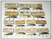Vintage Creek Chub Lot Of Fourteen Lures In Boxes