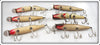 Creek Chub Lot Of Fourteen Lures In Boxes
