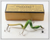 Vintage R. L. Clewell Red Snakerbait Lure In Box