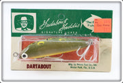 Vintage Boone Bait Co Frog Gadabout Gaddis Dartabout Lure On Card