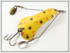 Vintage Creek Chub Yellow Spotted Sinful Sal S-24 Lure