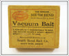 South Bend Red Spotted Vacuum Bait In Box