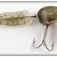 Vintage F.S. Burroughs Green Head Tadpole Lure