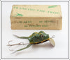 Anderson Animated Bait Co Early Francois The Frog Lure With Box Lid