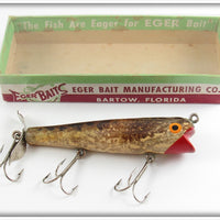 Vintage Eger Frog Skin Pappy Lure In Box 