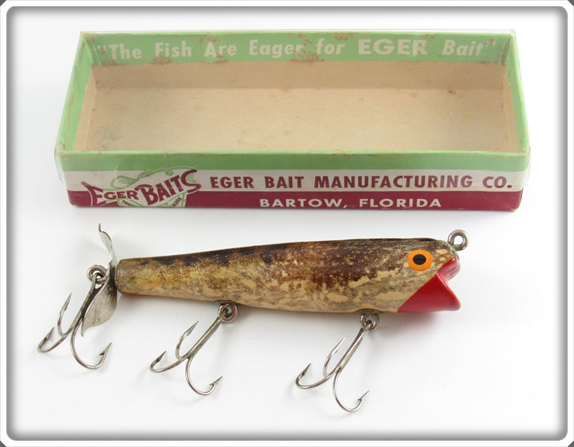 eager frog fishing lure Vintage Eger Frog Skin Pappy Lure In Box For Sale