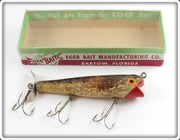 Vintage Eger Frog Skin Pappy Lure In Box 