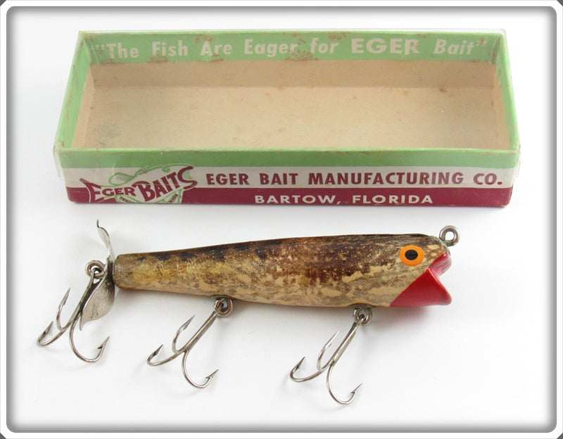 eger fishing lures Vintage Eger Frog Skin Pappy Lure In Box For Sale