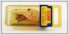 Vintage Storm Pre Rapala Bleeding Bone Rattlin' Flat Wart Lure In Box