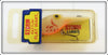 Vintage Storm Pre Rapala Bleeding Bone Rattlin' Flat Wart Lure In Box