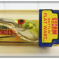 Storm Pre Rapala Metallic Chartreuse Crayfish Rattlin' Flat Wart In Box