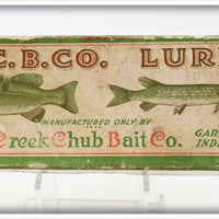 Vintage Creek Chub Pikie Scale Tiny Tim Empty Lure Box 6400