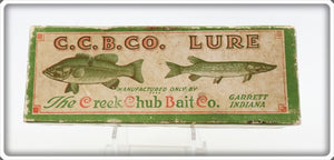 Vintage Creek Chub Pikie Scale Tiny Tim Empty Lure Box 6400