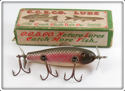 Vintage Creek Chub Redside Injured Minnow Lure In Box 1505