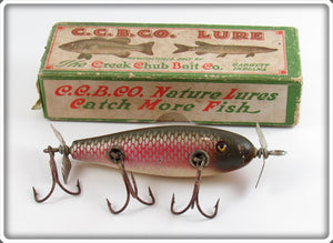 Vintage Creek Chub Redside Injured Minnow Lure In Box 1505