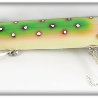 Killer Baits Rusty Jessee Green White Spots Musky Vamp In Box