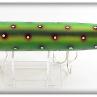 Killer Baits Rusty Jessee Green White Spots Musky Vamp In Box