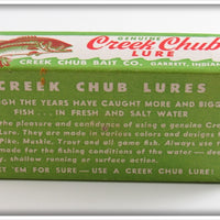 Creek Chub Silver Flash Nikie In Box Bottom 1018