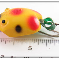 Creek Chub Yellow Spotted Plastic Wee Dee In Box 214