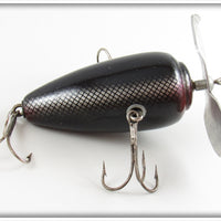 Vintage McCagg Black & Silver Scale Salty Barney Lure