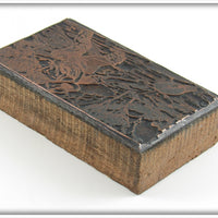Winchester Printing Block With Man Fishing