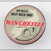 Vintage Winchester Buck Shot Split Shot Tin