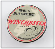 Vintage Winchester Buck Shot Split Shot Tin